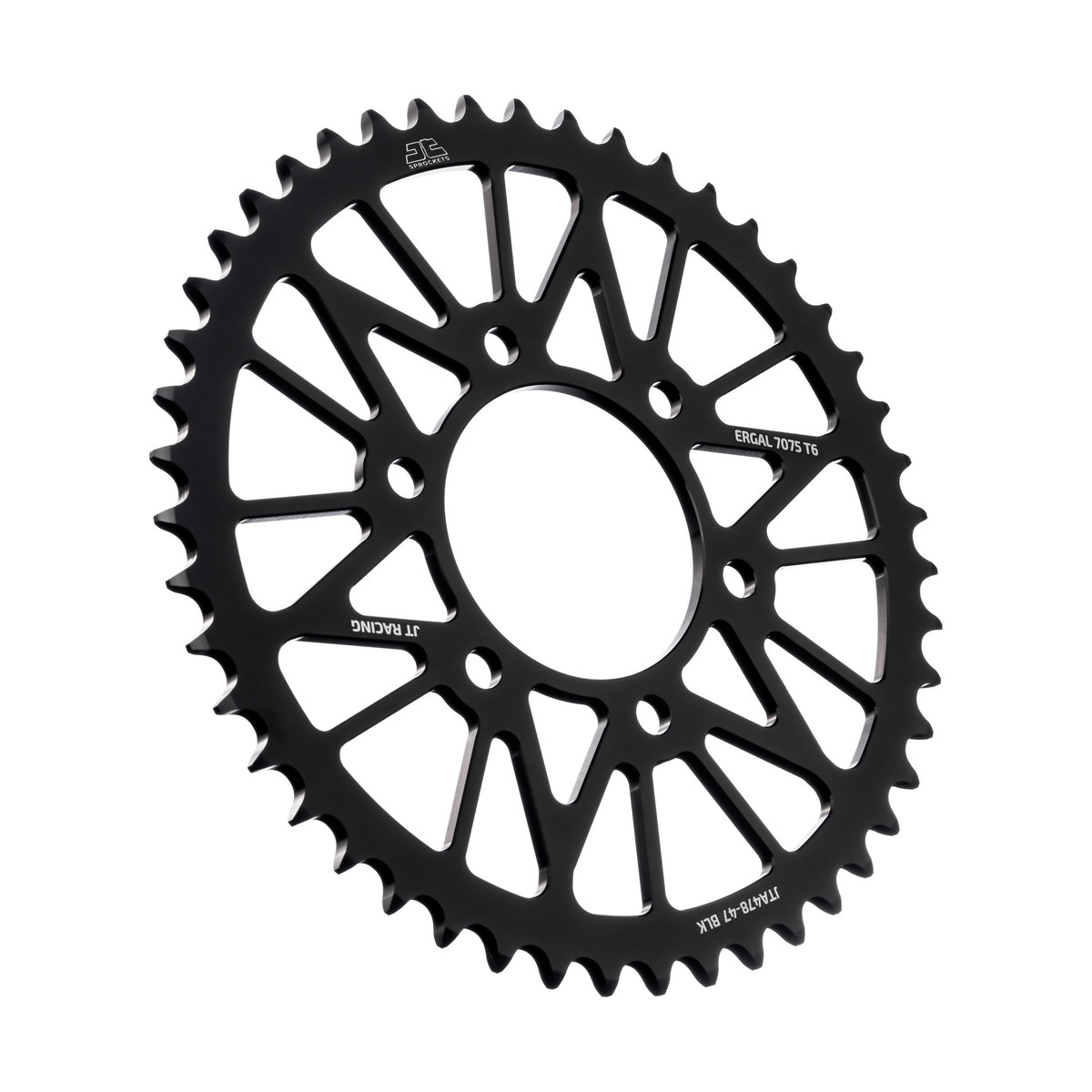 REAR SPROCKET JTA478.47BLK ALLOY, CHAIN 520 (7075-T6 Aluminium) image 1