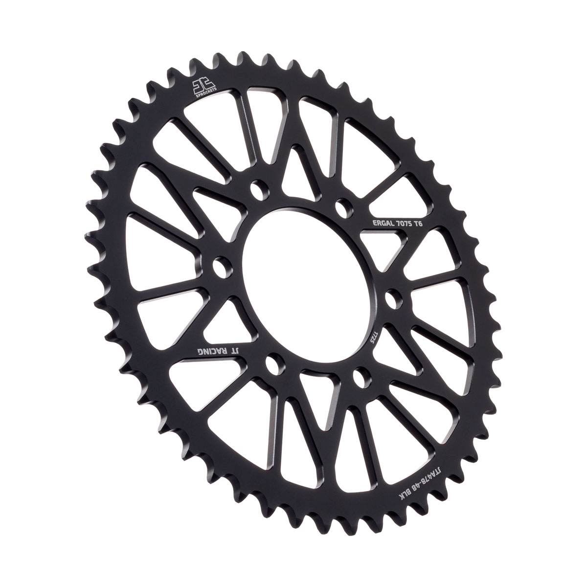 REAR SPROCKET JTA478.48BLK ALLOY, CHAIN 520 (7075-T6 Aluminium) image 1