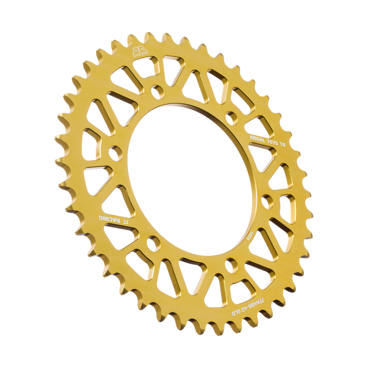 REAR SPROCKET ALLOY JTA486.42GLD, HONDA ROAD JT image 1