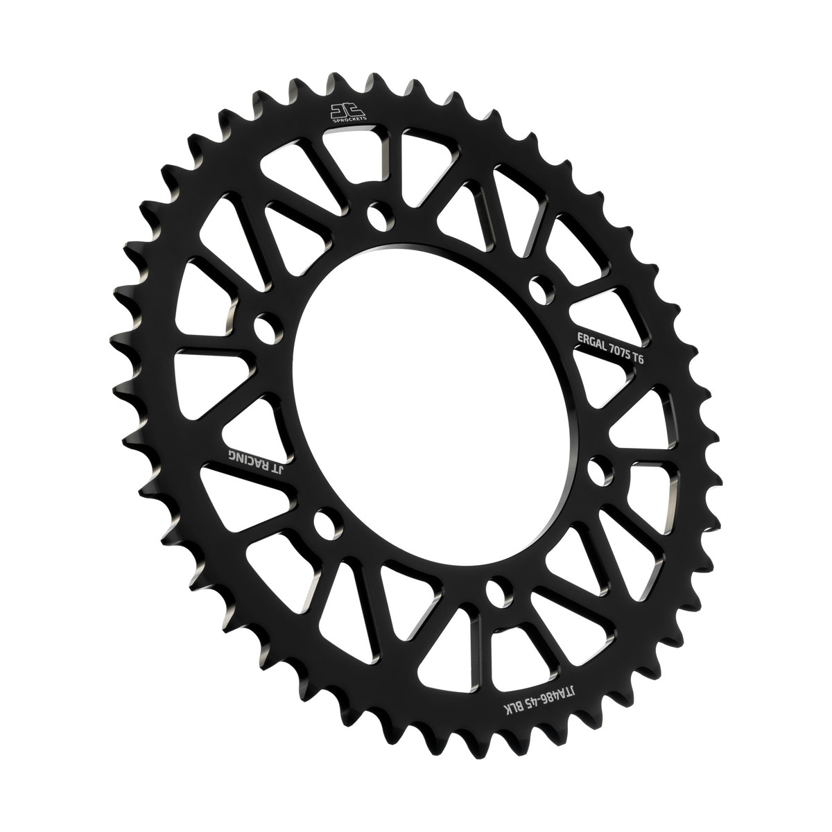 REAR SPROCKET ALLOY JTA486.45BLK, HONDA ROAD JT image 1