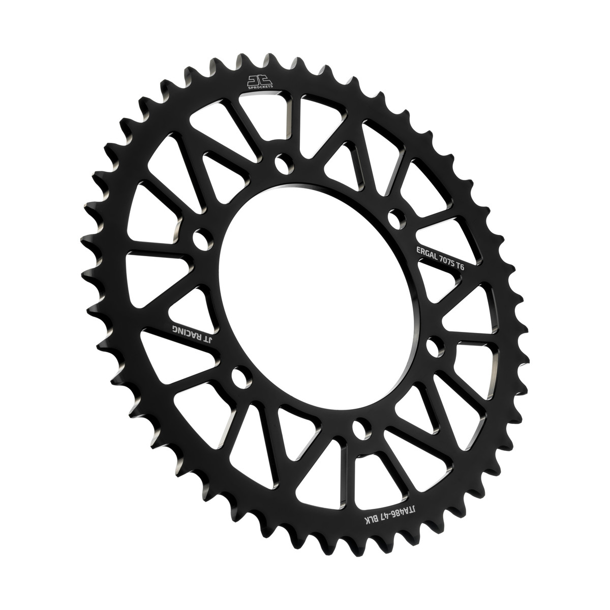 REAR SPROCKET ALLOY JTA486.47BLK, HONDA ROAD JT image 1