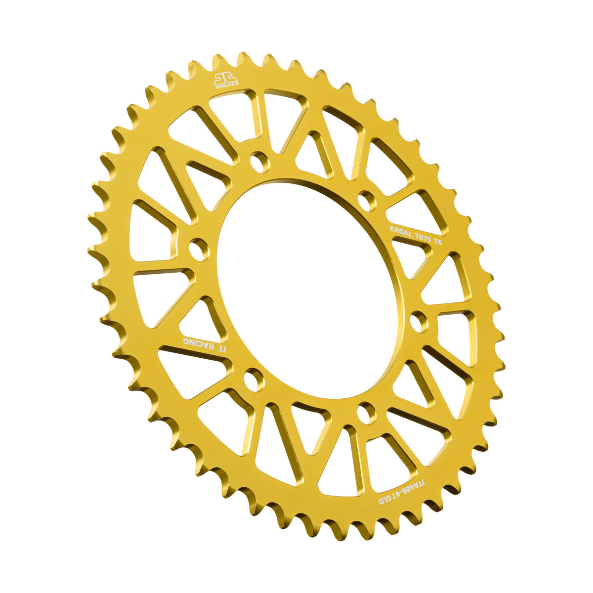 REAR SPROCKET ALLOY JTA486.47GLD, HONDA ROAD JT image 1