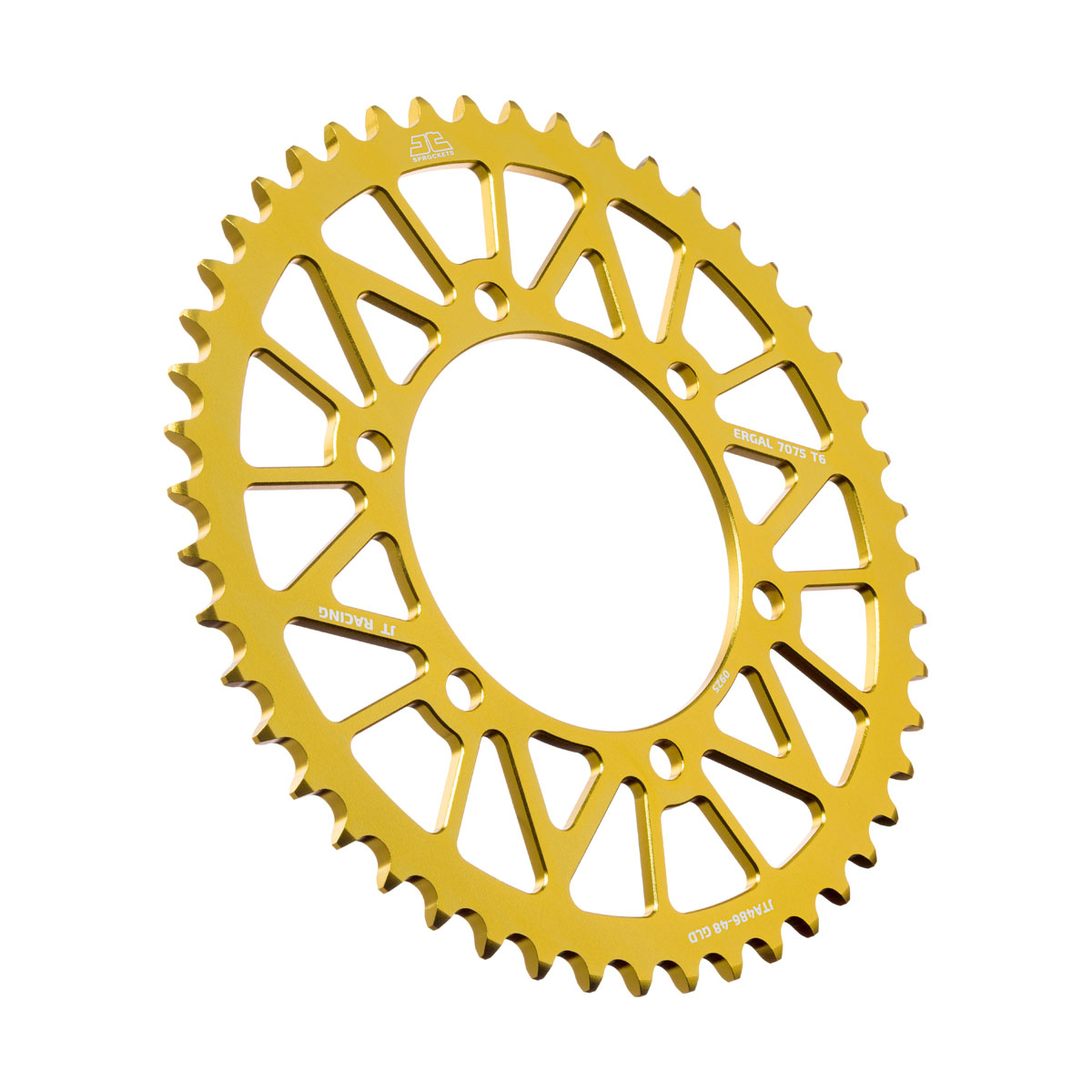 REAR SPROCKET ALLOY JTA486.48GLD, HONDA ROAD JT image 1