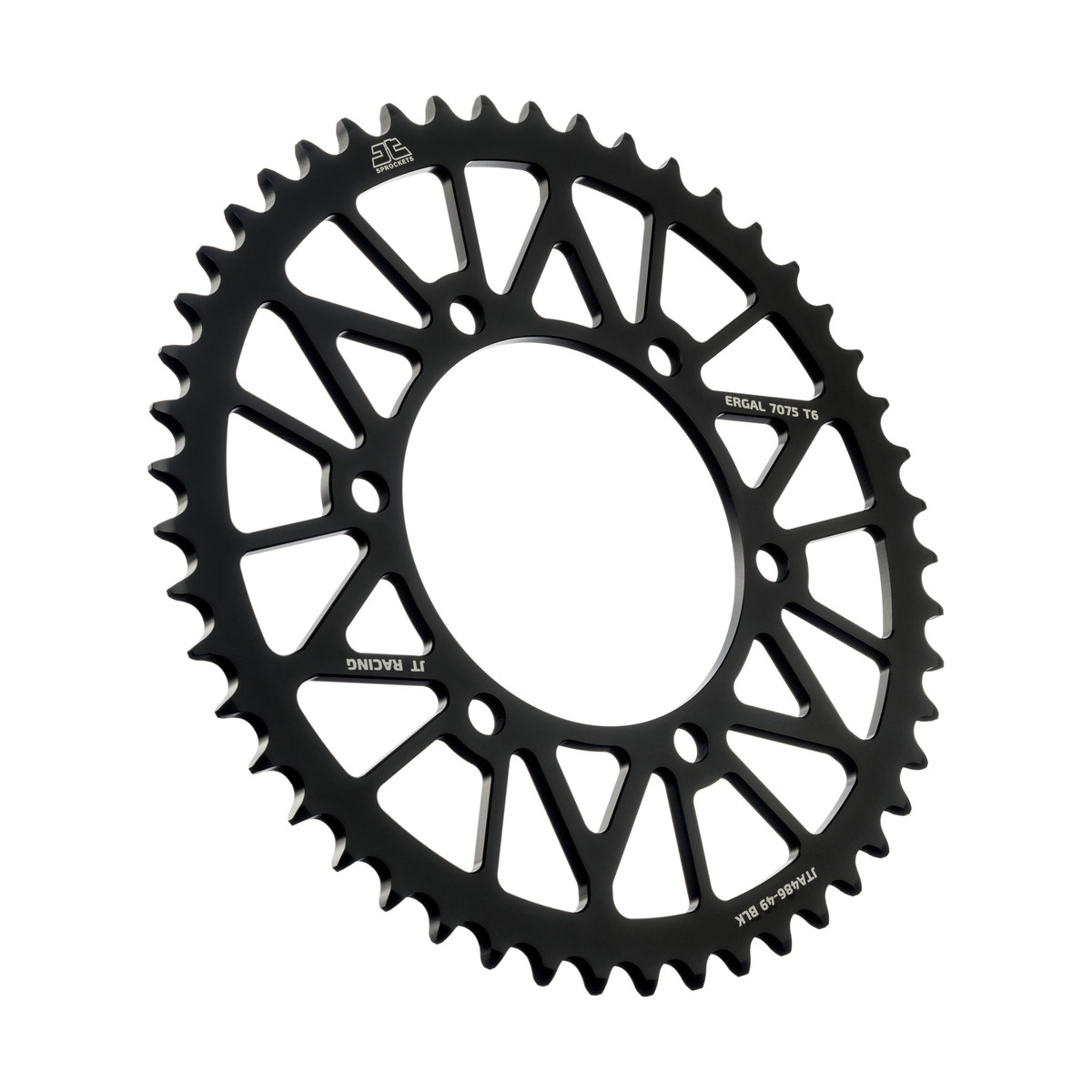 REAR SPROCKET ALLOY JTA486.49BLK, HONDA ROAD JT image 1