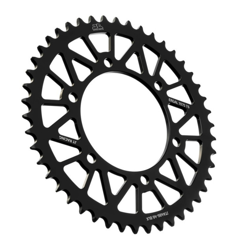 REAR SPROCKET ALLOY JTA486.49BLK, HONDA ROAD JT thumbnail 2