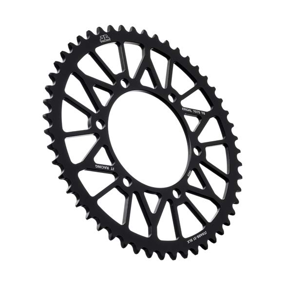 REAR SPROCKET ALLOY JTA486.51BLK BLACK, HONDA ROAD JT thumbnail 2