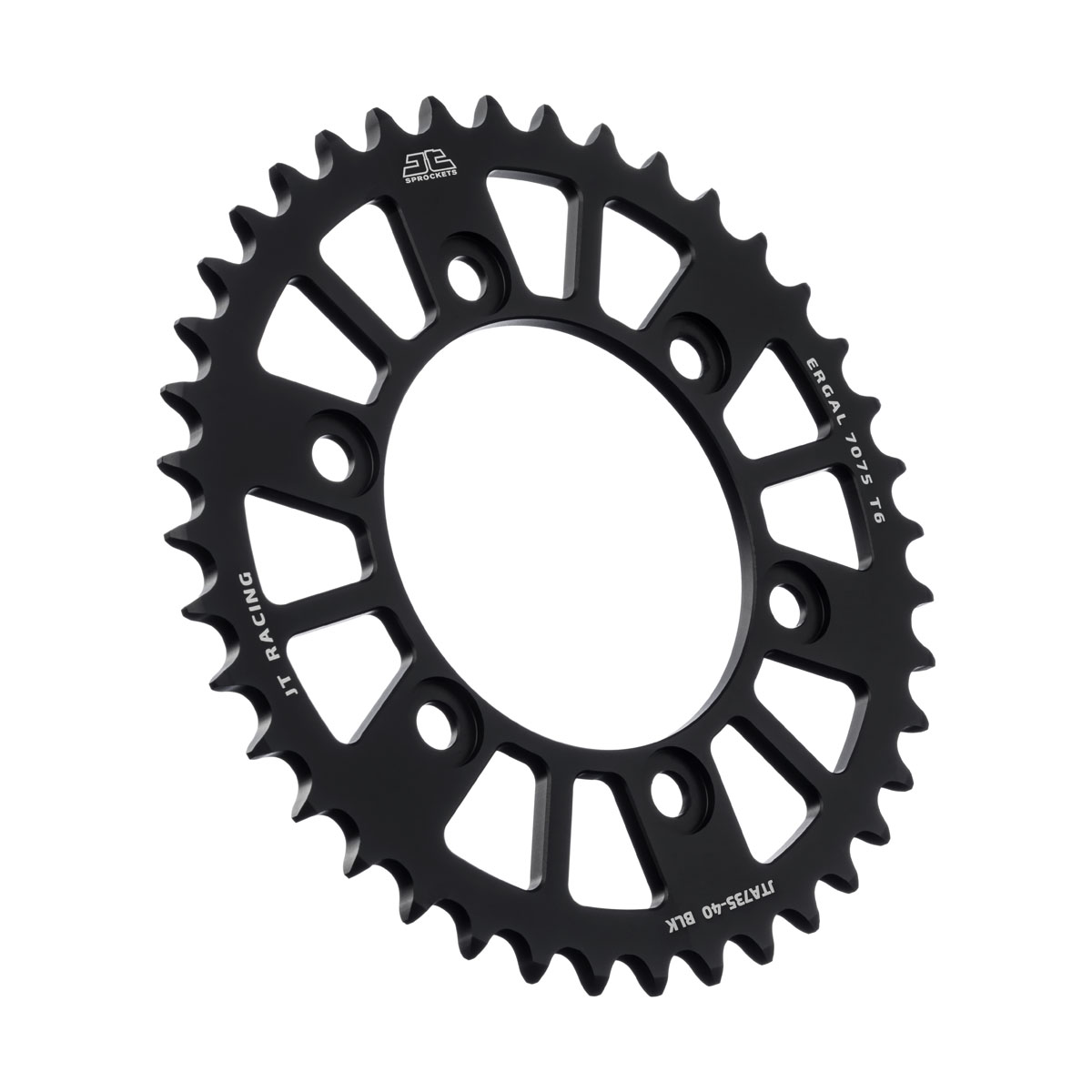 REAR SPROCKET ALLOY BLACK 735, JTA735.40BLK image 1