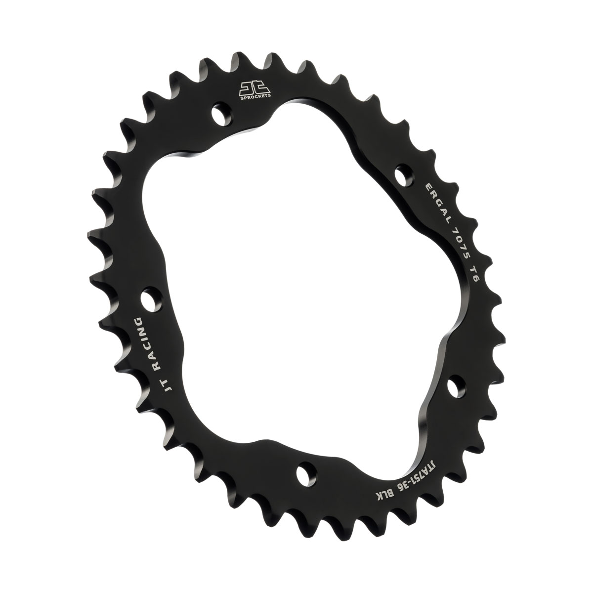 REAR SPROCKET ALLOY JTA751.36, BLACK image 1