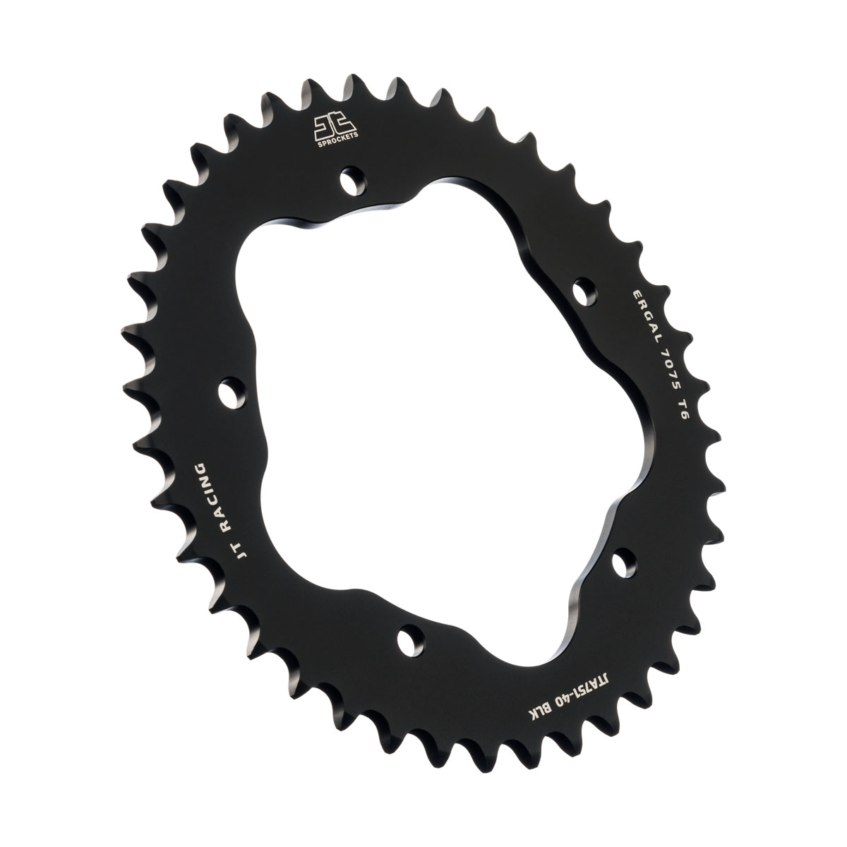 REAR SPROCKET ALLOY JTA751.40BLK, BLACK image 1