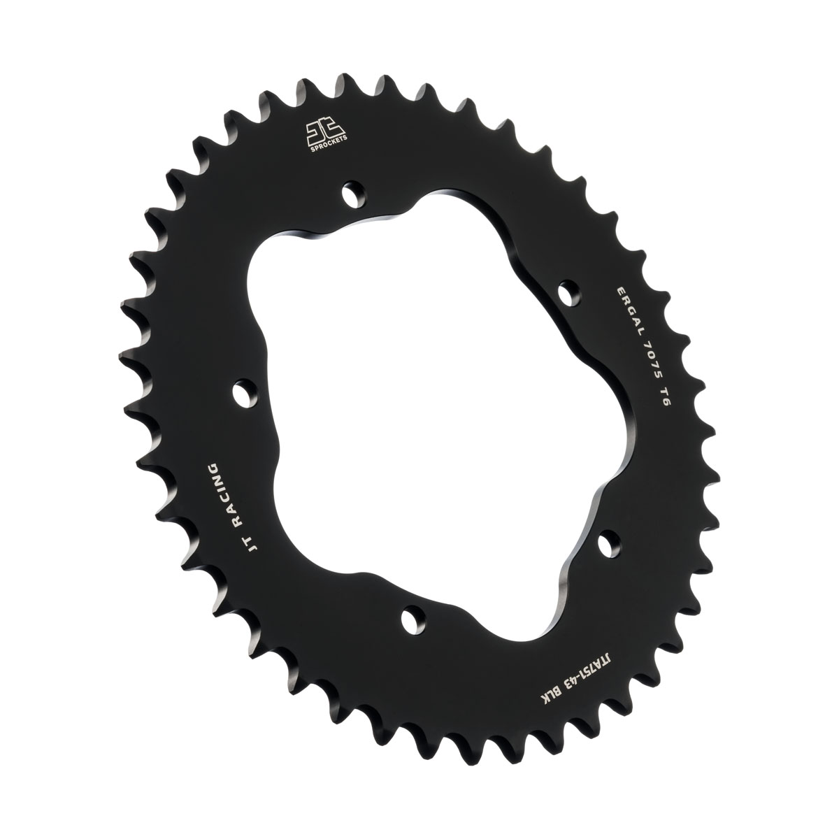 REAR SPROCKET ALLOY JTA751.43BLK image 1