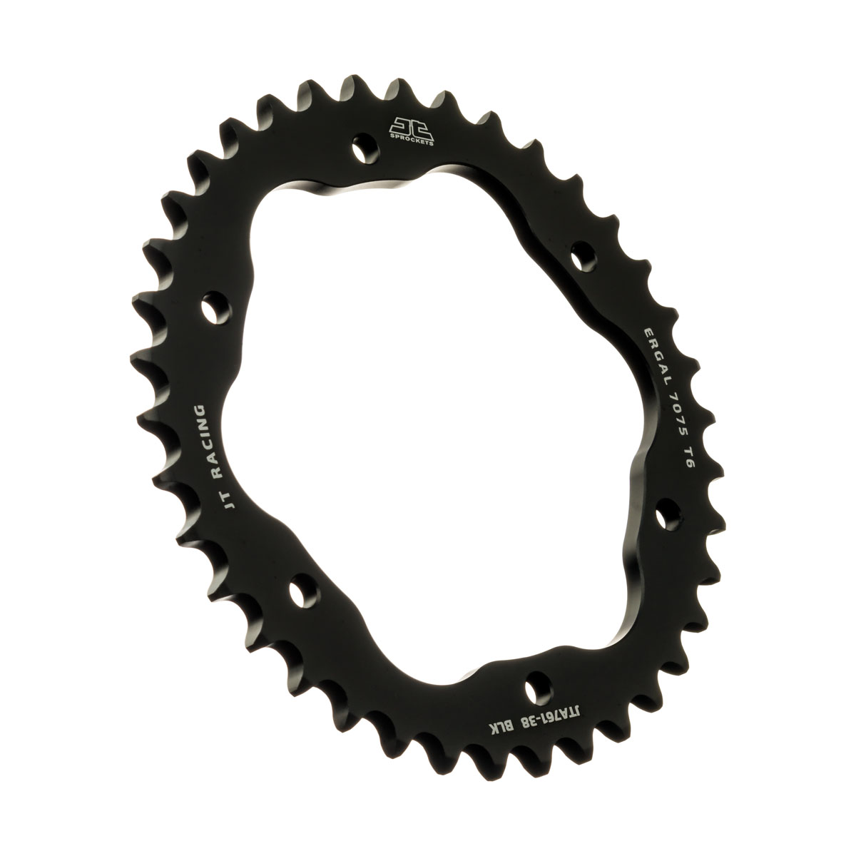 REAR SPROCKET ALLOY JTA761.38BLK, DUCATI ROAD CHAIN TYPE 525 image 1