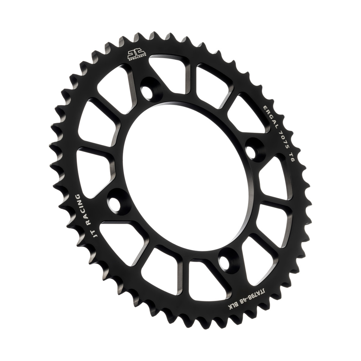 REAR SPROCKET ALLOY BLACK 798, JTA798.48BLK 7075-T6 Aluminium image 1