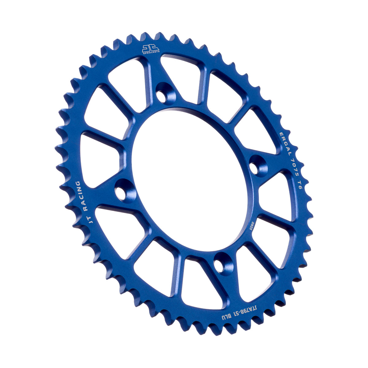 REAR SPROCKET ALLOY BLUE 798, JTA798.51BLU 7075-T6 Aluminium image 1