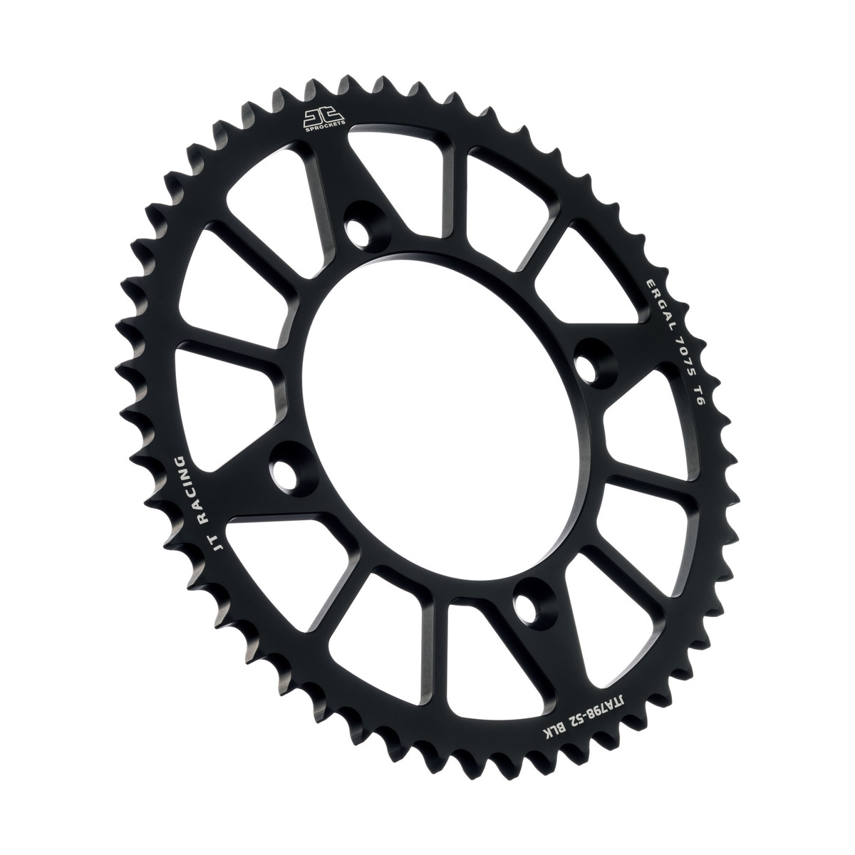 REAR SPROCKET ALLOY BLACK 798, JTA798.52BLK 7075-T6 Aluminium image 1
