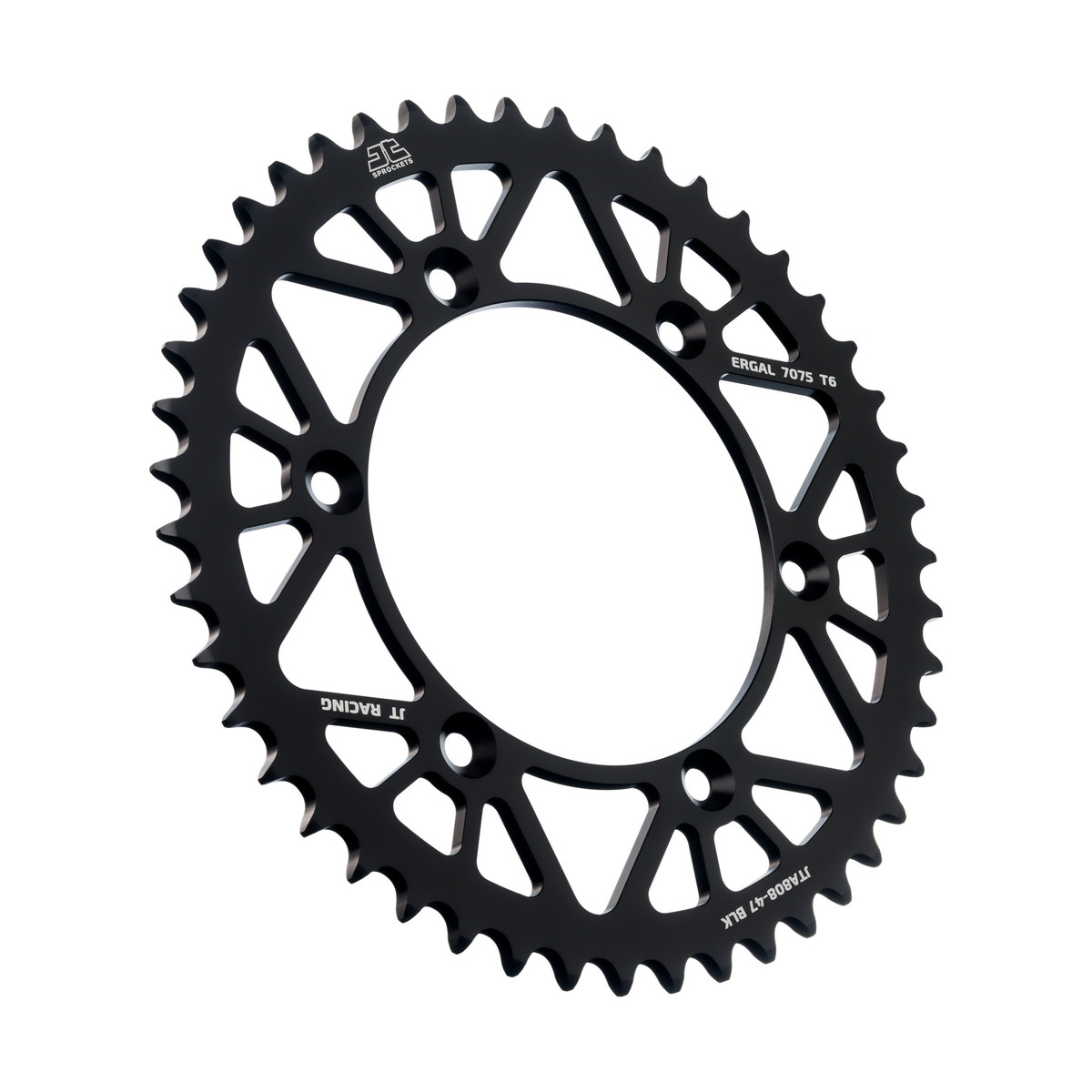 REAR SPROCKET ALLOY BLACK 808, JTA808.47BLK image 1