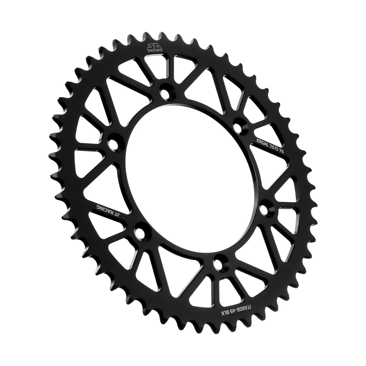 REAR SPROCKET ALLOY BLACK 808, JTA808.49BLK image 1