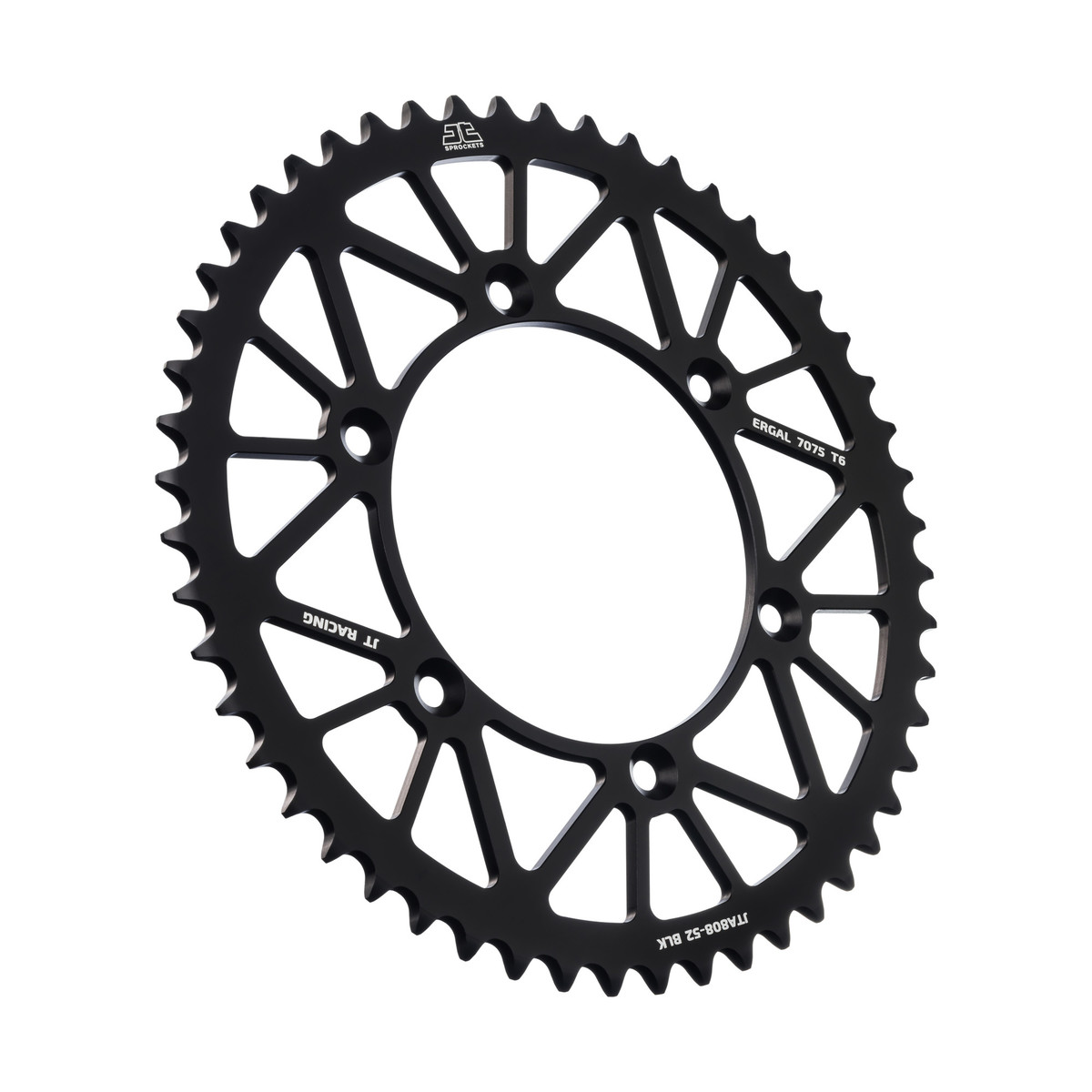 REAR SPROCKET ALLOY BLACK 808, JTA808.52BLK image 1