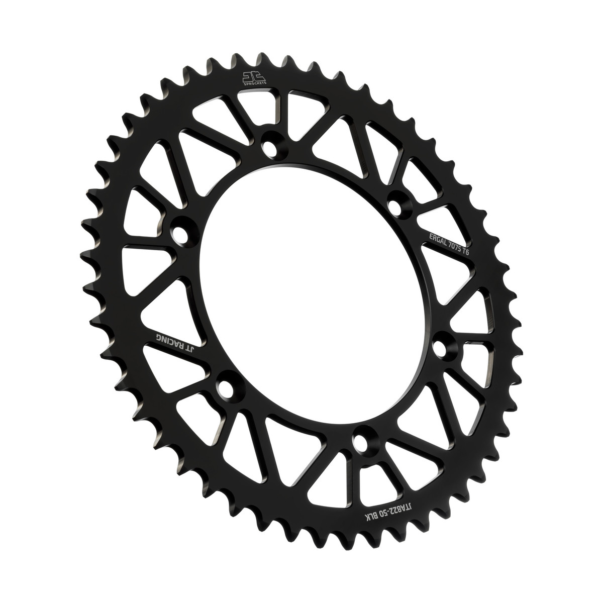 REAR SPROCKET ALLOY BLACK 822, JTA822.50BLK 7075-T6 Aluminium image 1