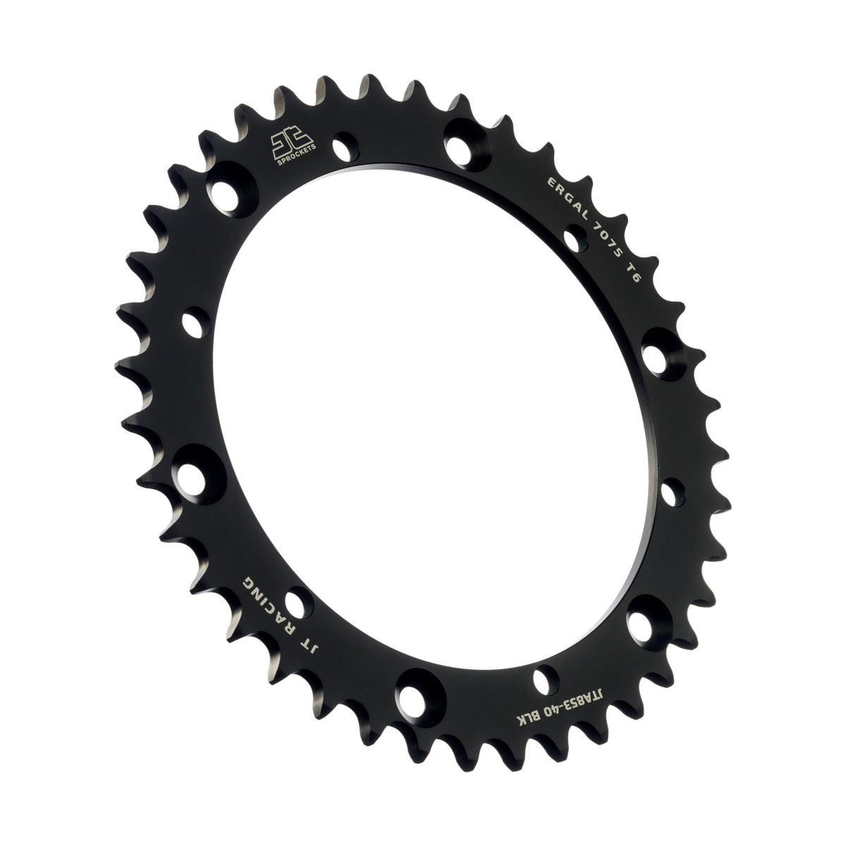 REAR SPROCKET ALLOY BLACK, JTA853.40BLK 7075-T6 Aluminium image 1