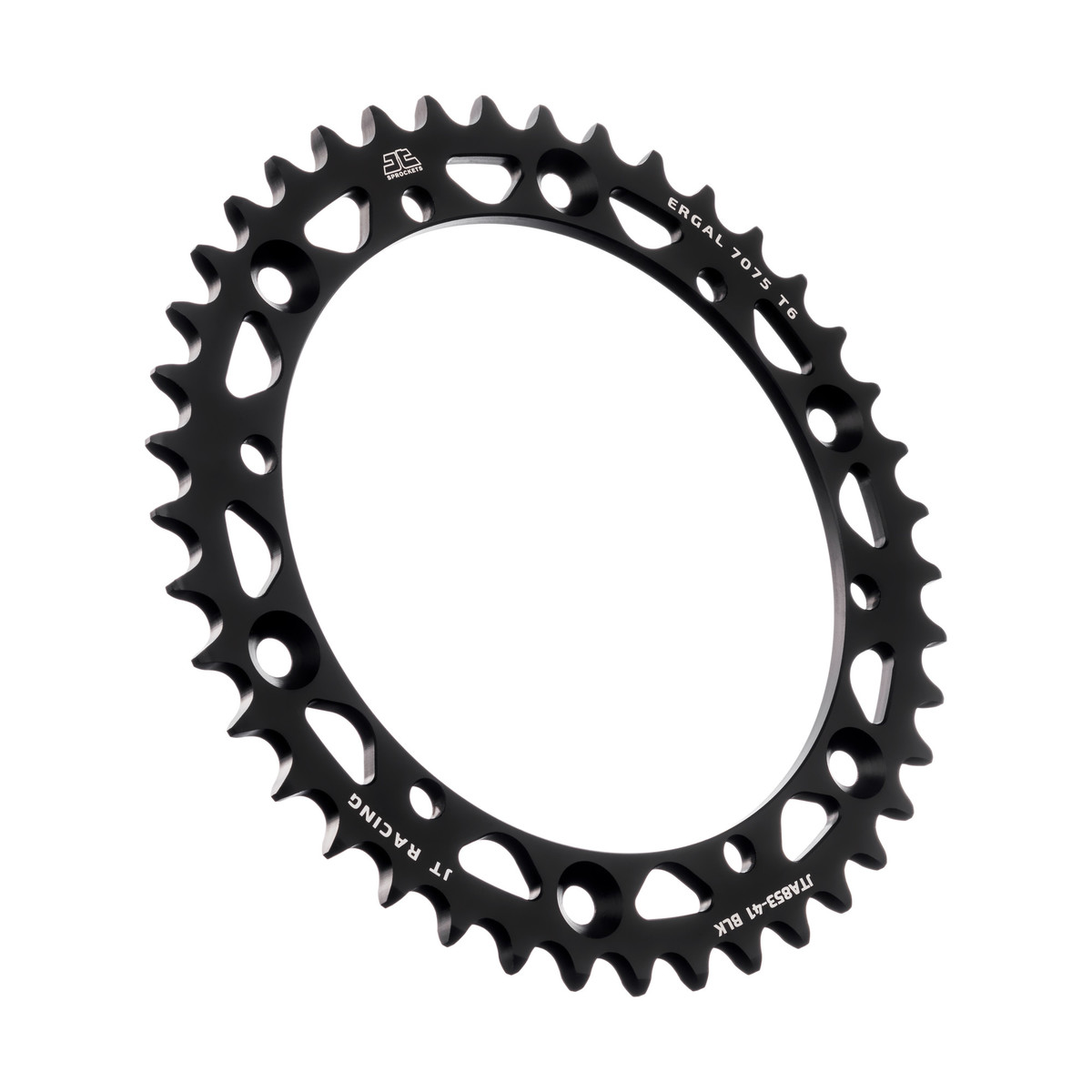 REAR SPROCKET ALLOY BLACK, JTA853.41BLK 7075-T6 Aluminium image 1