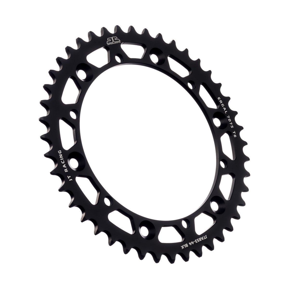 REAR SPROCKET ALLOY BLACK, JTA853.44BLK 7075-T6 Aluminium image 1