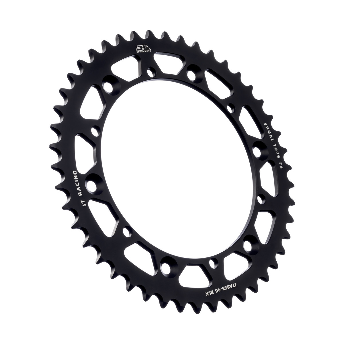 REAR SPROCKET ALLOY BLACK, JTA853.46BLK 7075-T6 Aluminium image 1