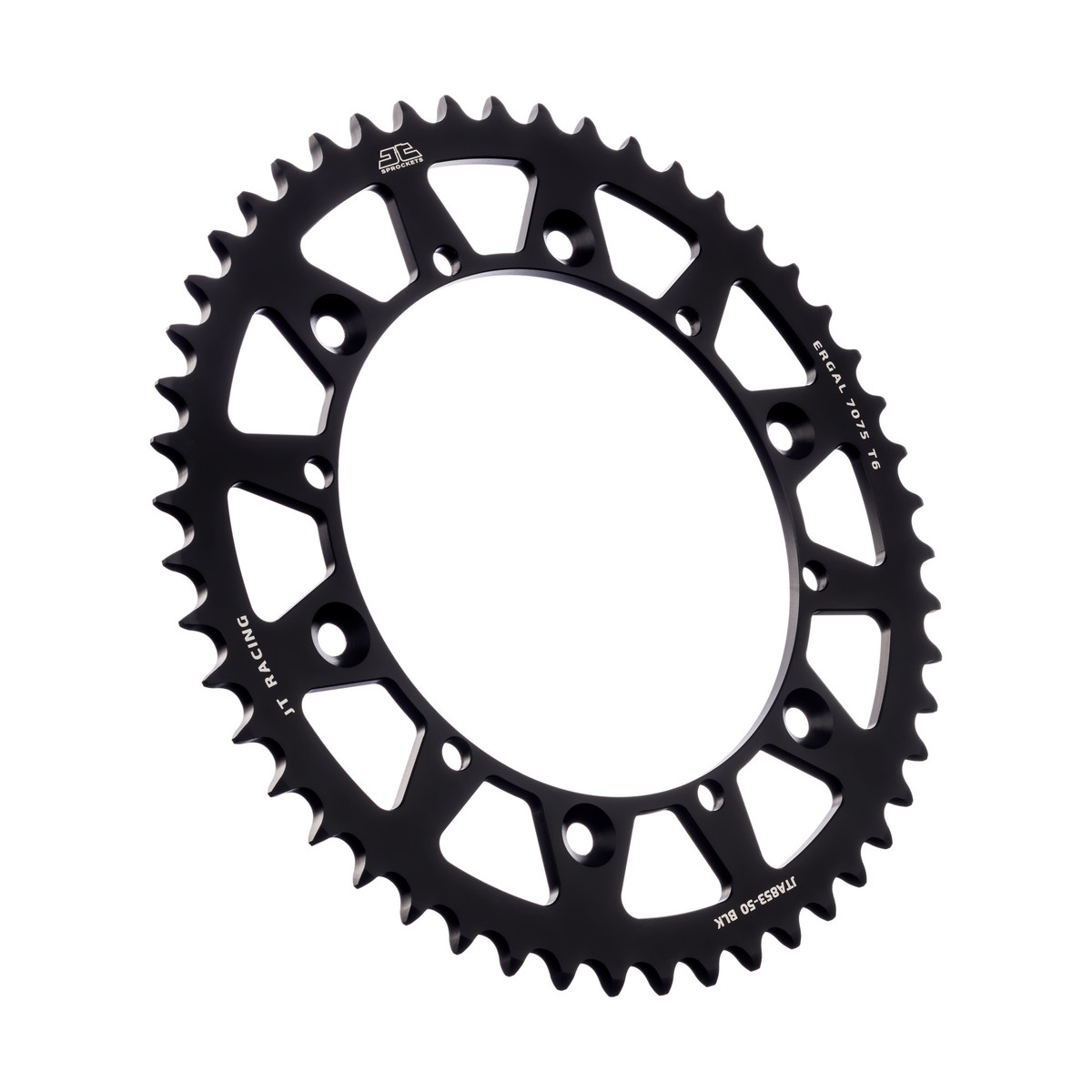 REAR SPROCKET ALLOY BLACK, JTA853.50BLK 7075-T6 Aluminium image 1