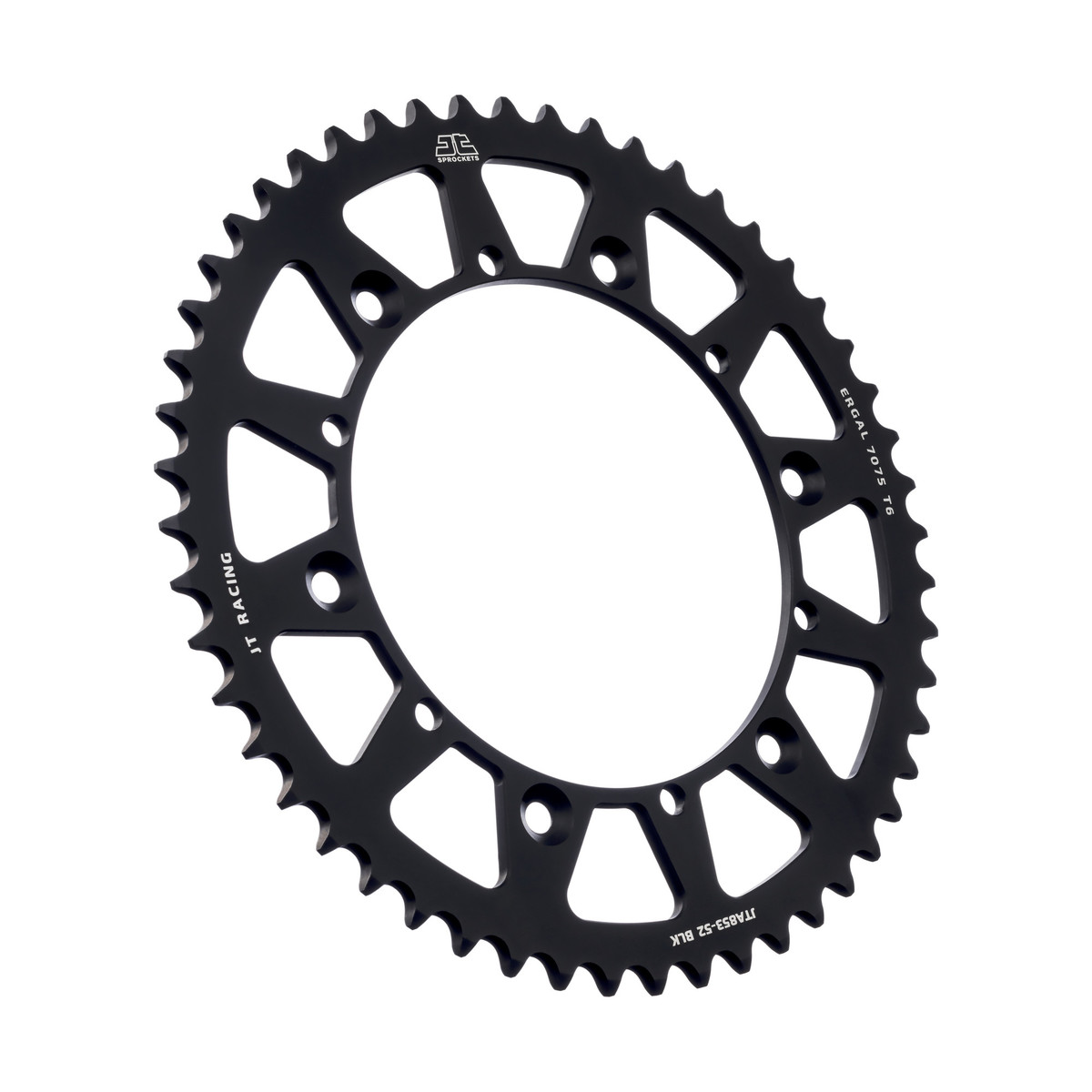 REAR SPROCKET ALLOY BLACK, JTA853.52BLK 7075-T6 Aluminium image 1