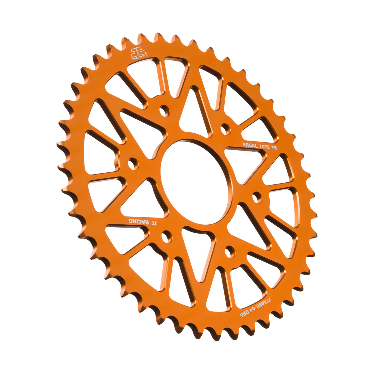 REAR SPROCKET JTA890.44ORG JT ALUMINUM ORANGE 520 image 1