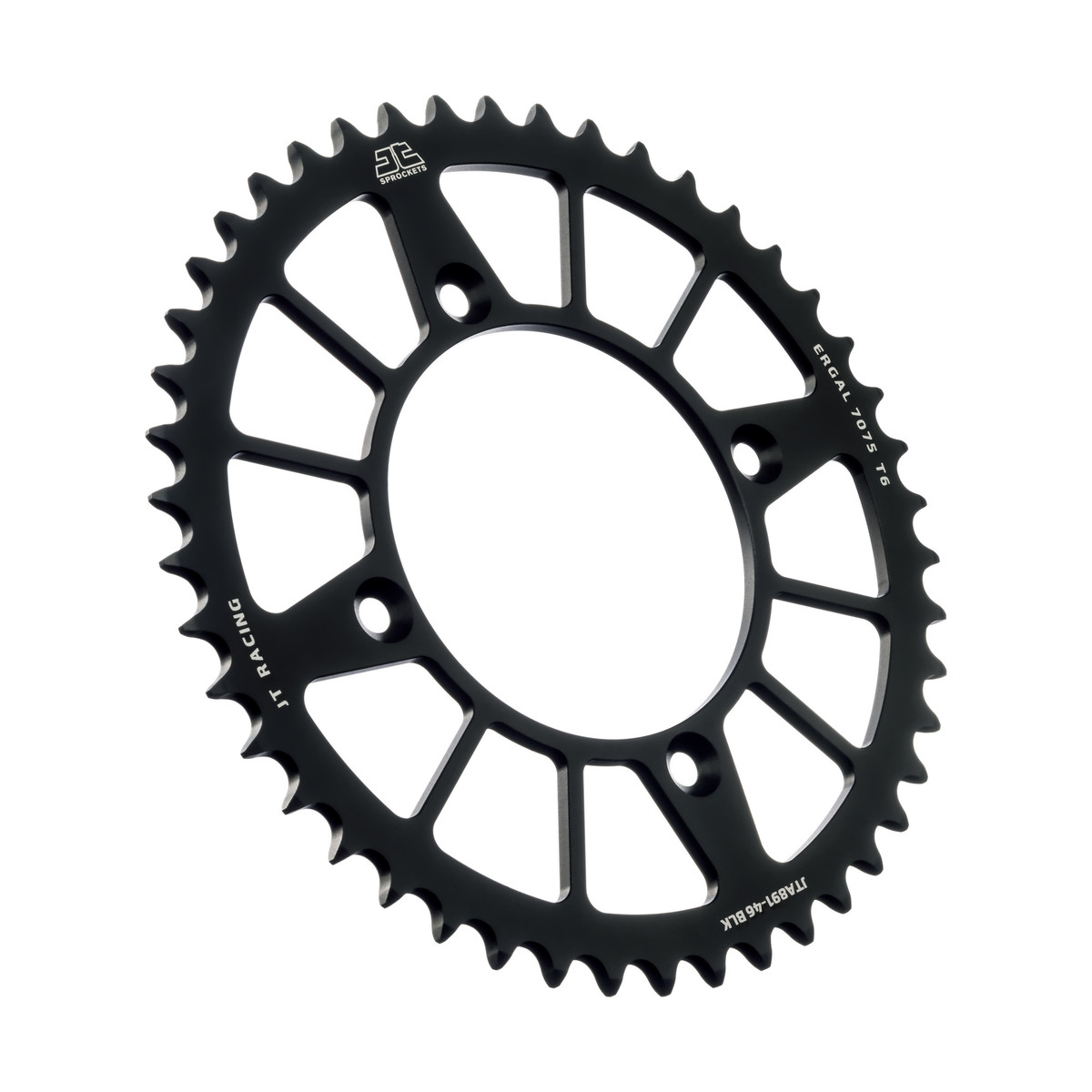 REAR SPROCKET JTA891.46BLK BLACK, ROAD KTM ALLOY image 1
