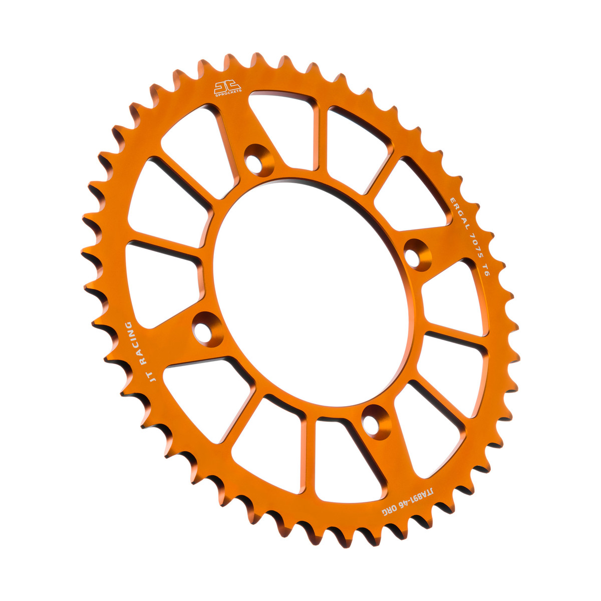 REAR SPROCKET JTA891.46ORG ORANGE, ROAD KTM ALLOY image 1
