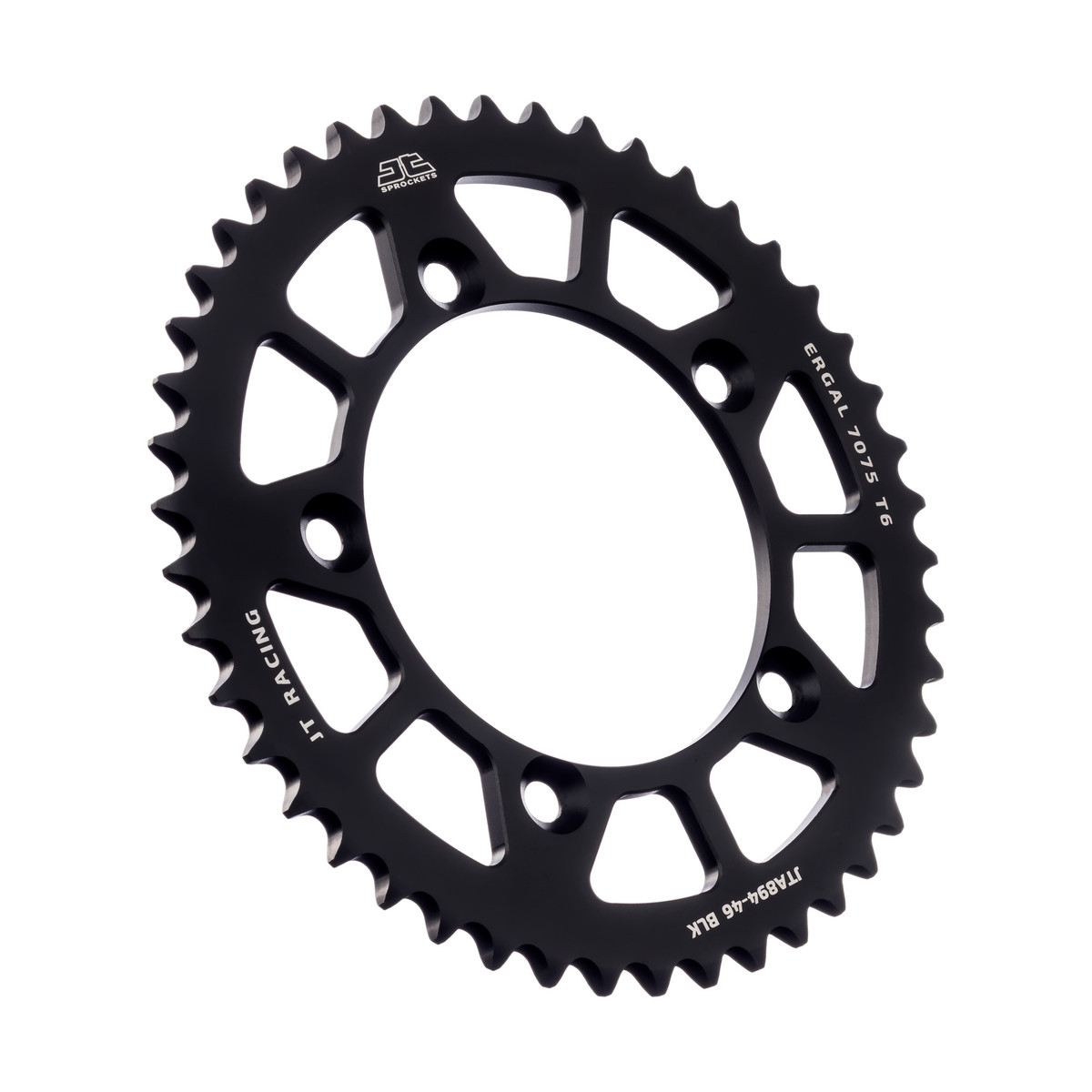 REAR SPROCKET ALLOY BLACK JT, JTA894.46BLK 7075-T6 Aluminium image 1