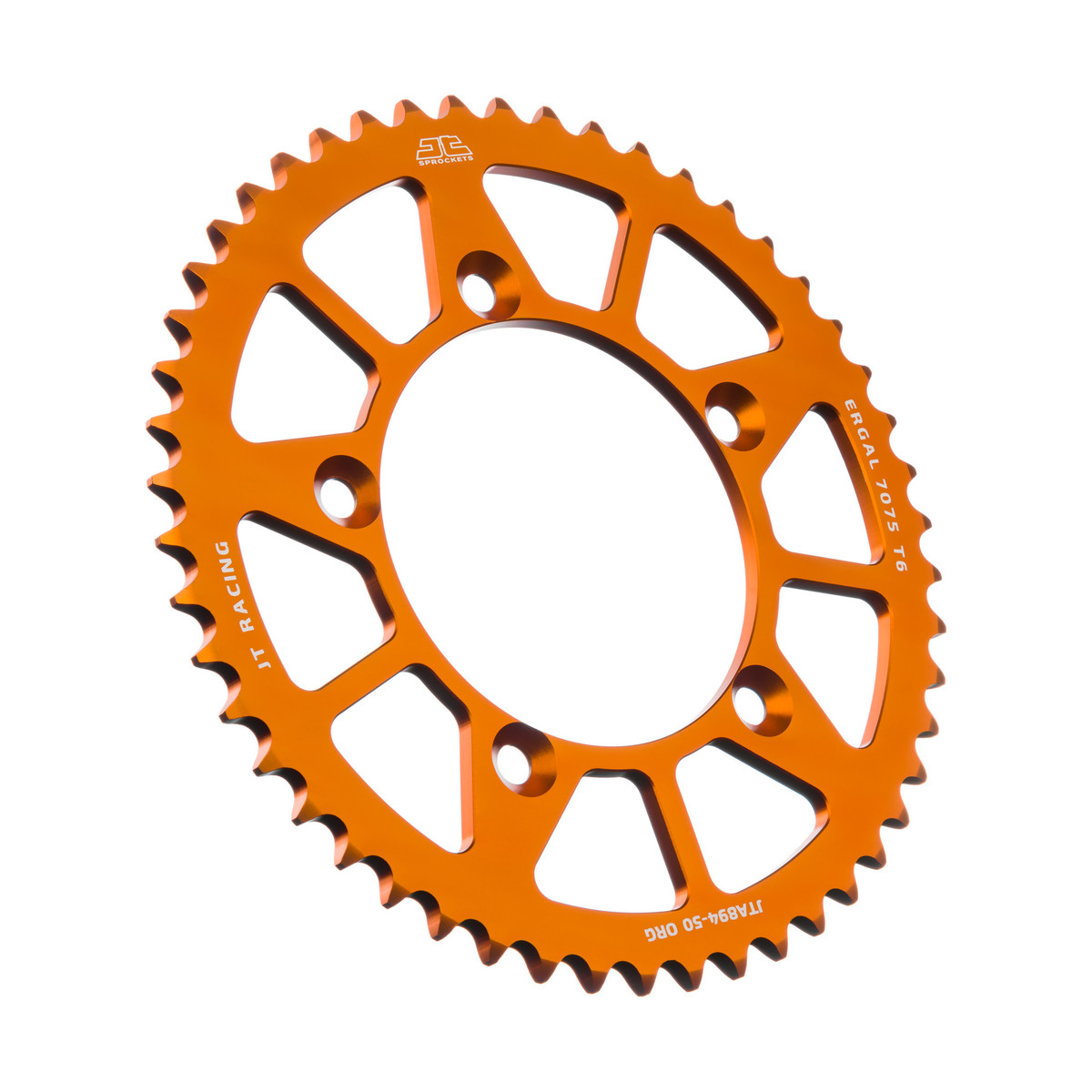 REAR SPROCKET ALLOY ORANGE JT, JTA894.50ORG 7075-T6 Aluminium image 1