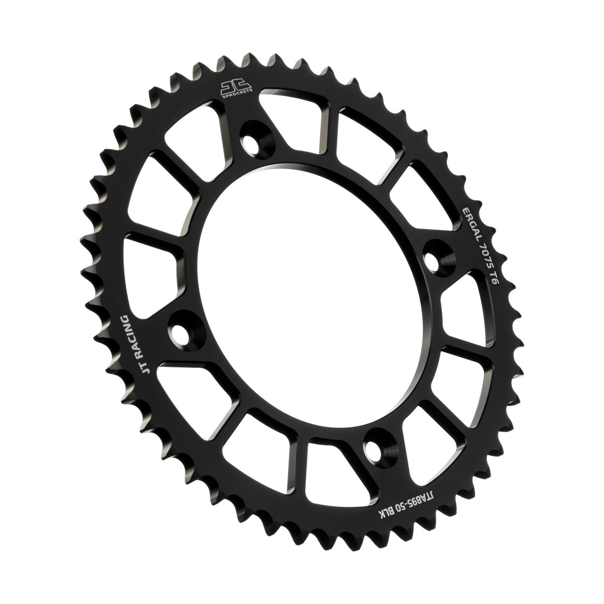 REAR SPROCKET ALLOY BLACK 441, JTA895.50BLK 7075-T6 Aluminium
