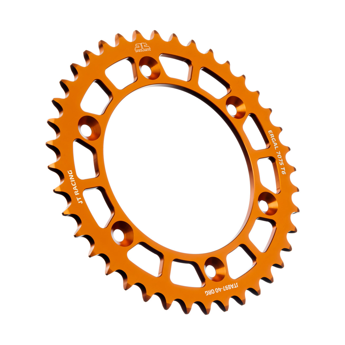 REAR SPROCKET ALLOY ORANGE, JTA897.40ORG image 1