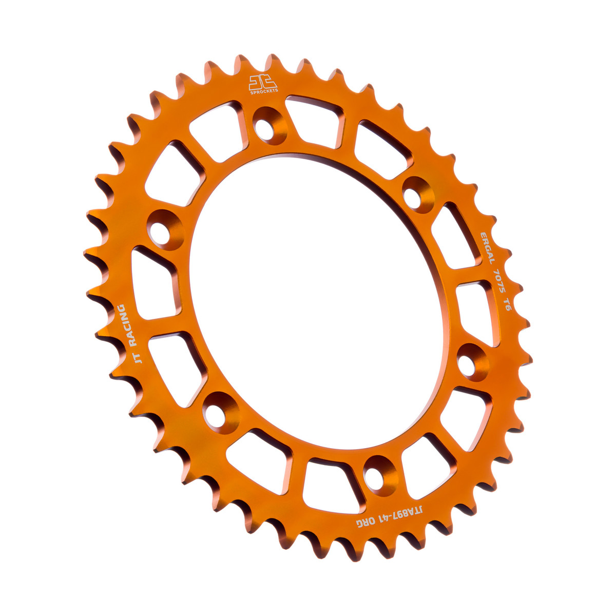 REAR SPROCKET ALLOY ORANGE, JTA897.41ORG image 1