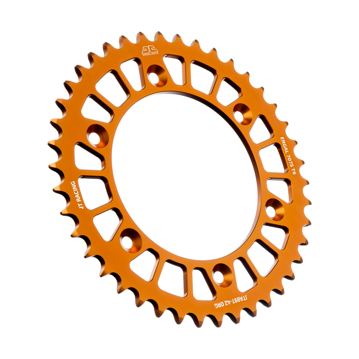 REAR SPROCKET ALLOY ORANGE, JTA897.42ORG image 1