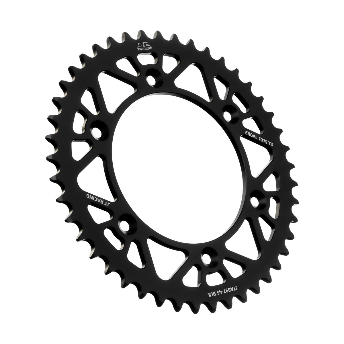 REAR SPROCKET ALLOY BLACK, JTA897.45BLK image 1