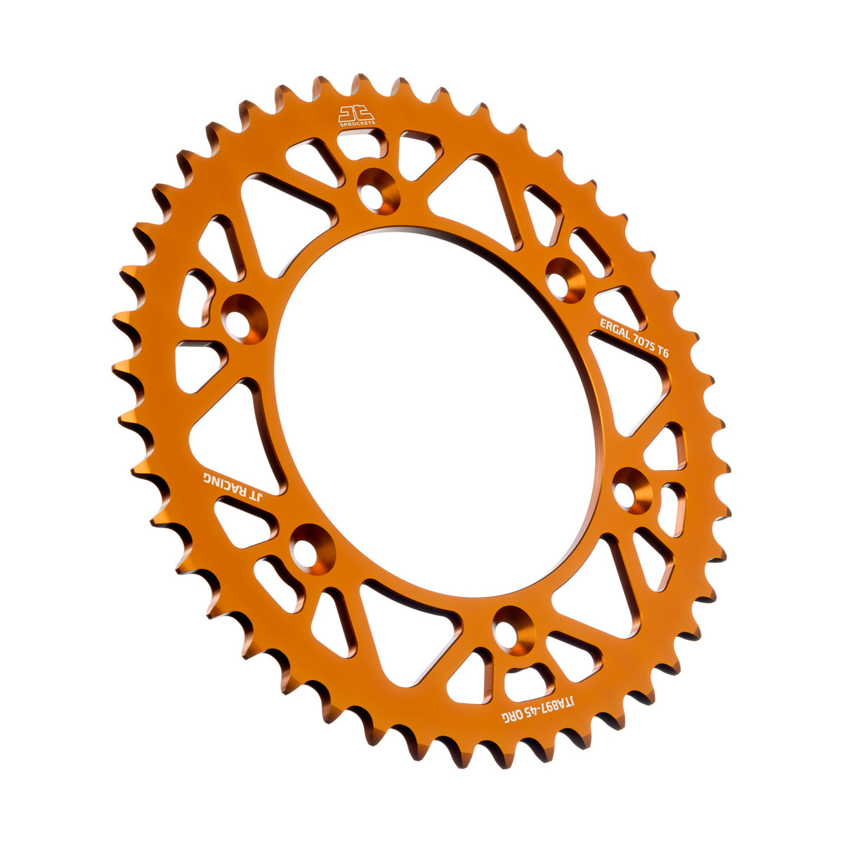 REAR SPROCKET ALLOY ORANGE, JTA897.45ORG image 1