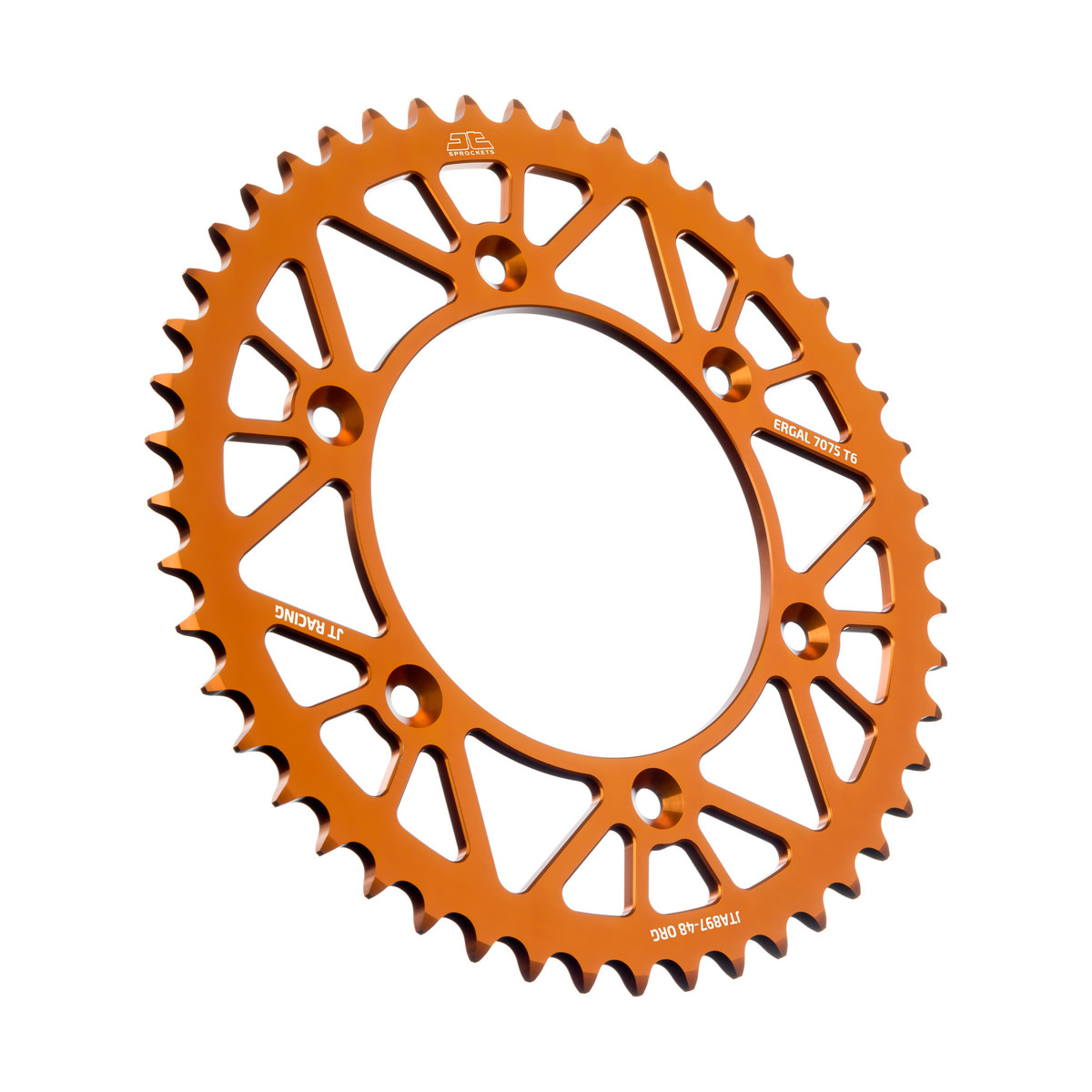 REAR SPROCKET ALLOY ORANGE, JTA897.48ORG image 1