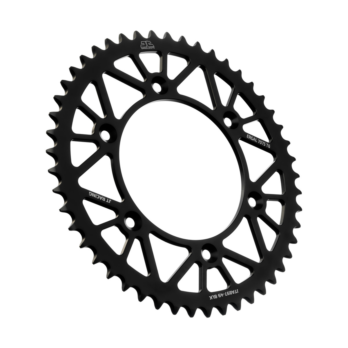 REAR SPROCKET ALLOY BLACK, JTA897.49BLK image 1