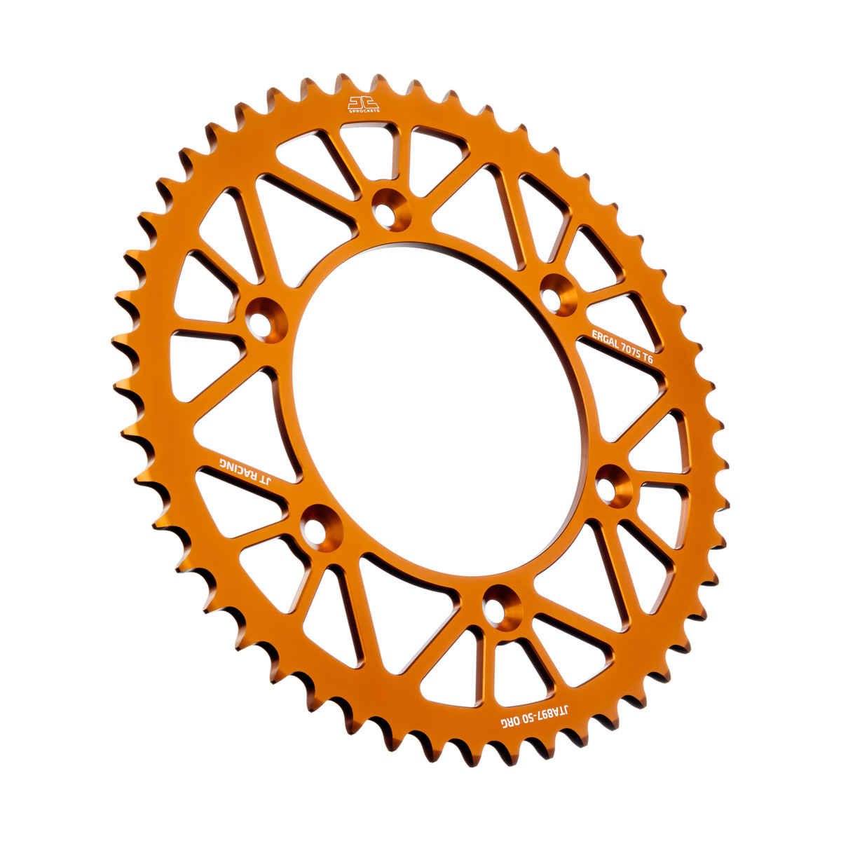 REAR SPROCKET ALLOY ORANGE, JTA897.50ORG image 1