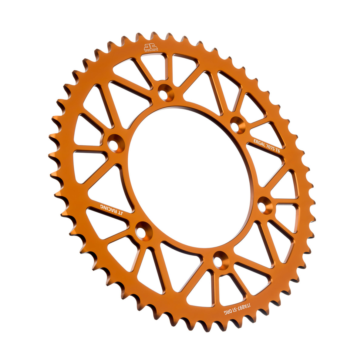REAR SPROCKET ALLOY ORANGE, JTA897.51ORG image 1