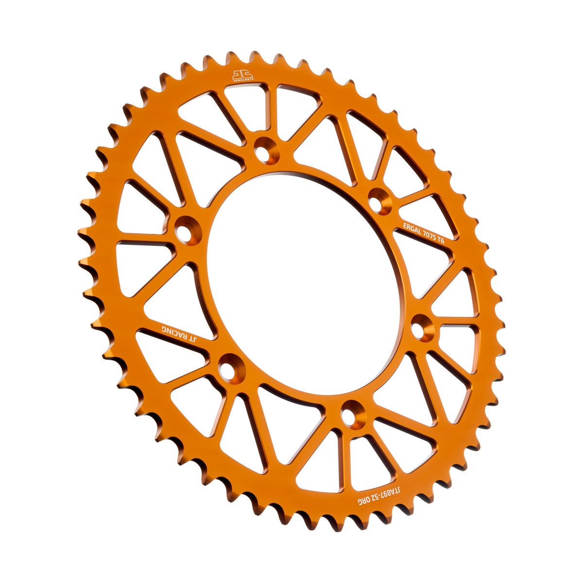 REAR SPROCKET ALLOY ORANGE, JTA897.52ORG image 1