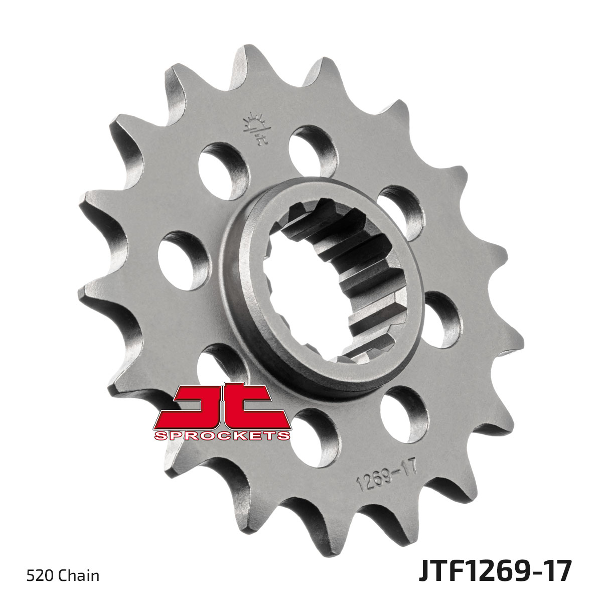 FRONT SPROCKET STEEL JT JTF1269.17 520 CHAIN CONVERSION image 1