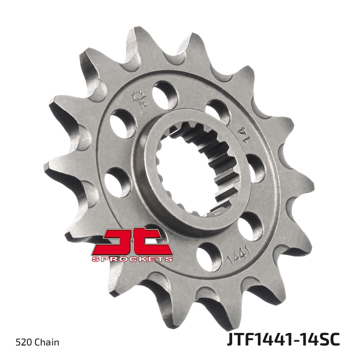 FRONT SPROCKET JTF1441.14SC JT, Self-Cleaning Light image 1