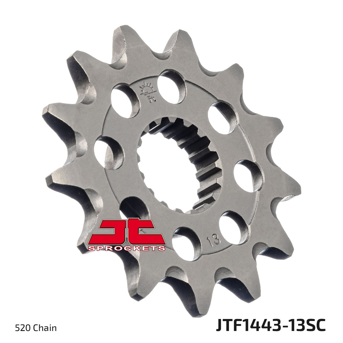 FRONT SPROCKET JTF1443.13SC JT, Self-Cleaning image 1