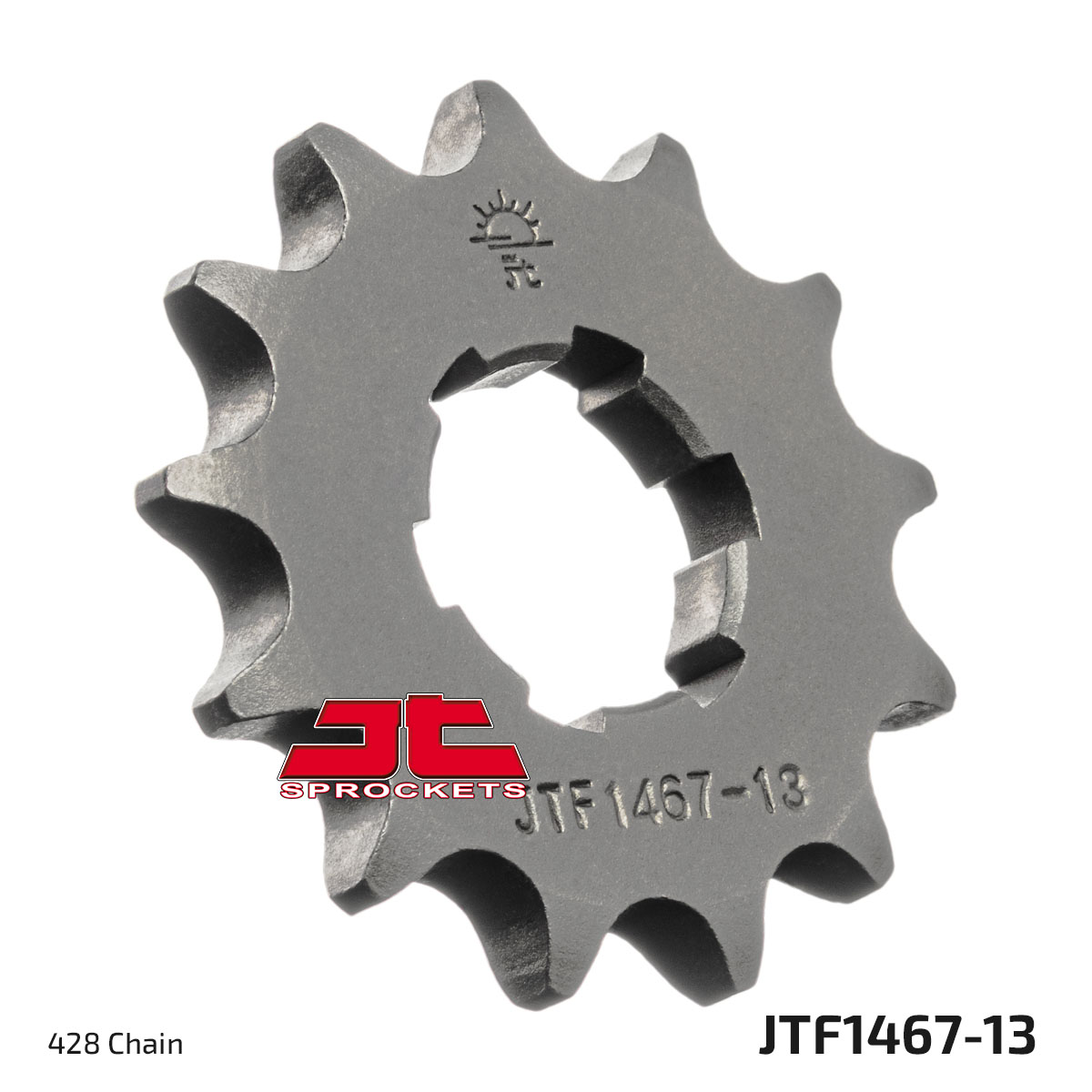 FRONT SPROCKET JTF1467.13 JT, Suzuki TC100 1872-1877 image 1