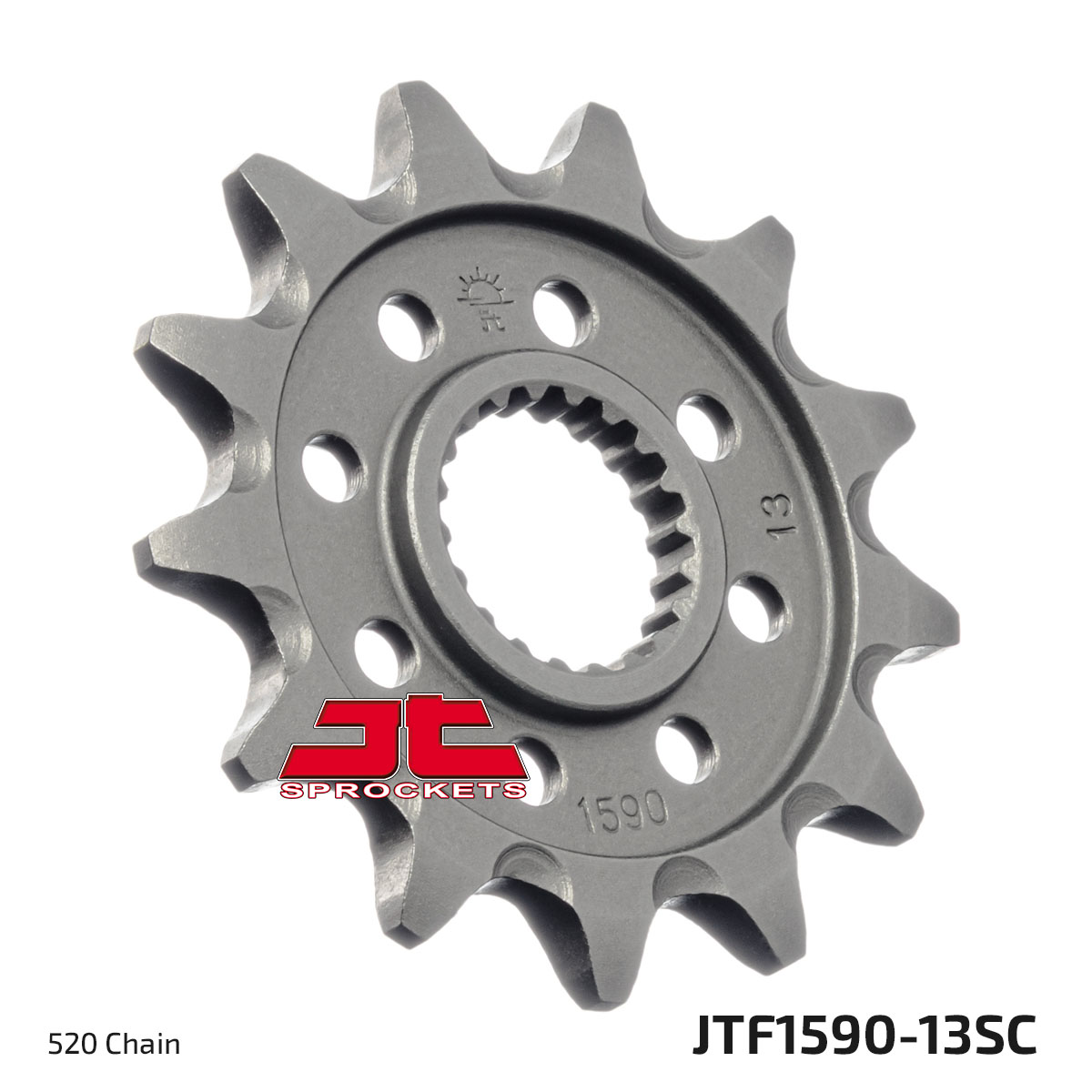 FRONT SPROCKET JTF1590.13SC JT, Lightweight Self-Cleaning image 1