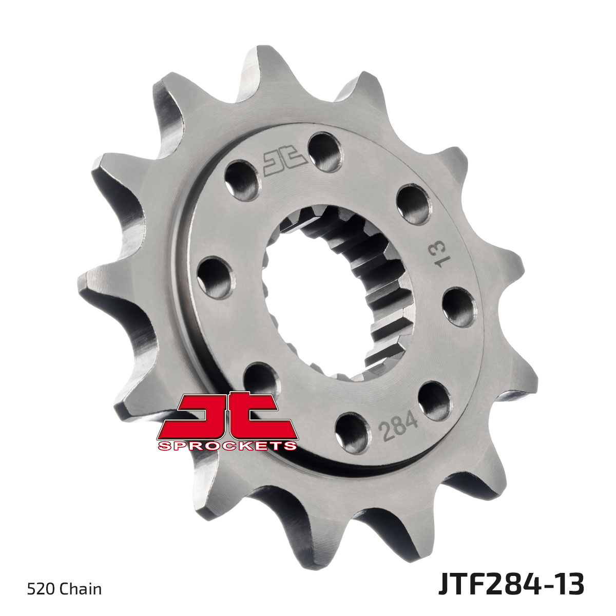 FRONT SPROCKET JTF284.13 JT, Lightweight Self-Cleaning image 1
